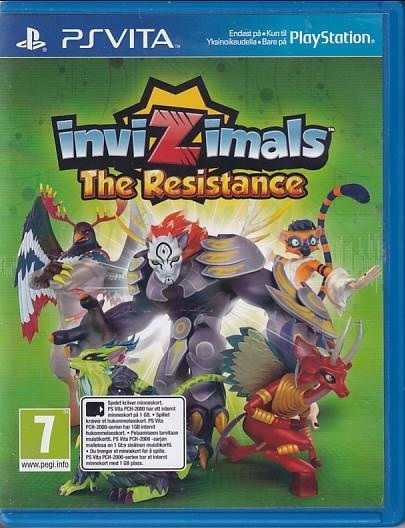 Invizimals - The Resistence - PS Vita - uden manual (A Grade) (Genbrug)